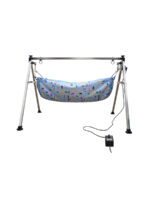 Blessing Star Automatic Folding Baby Cradle | Ghodiyu | Crib | Swing | Jhula