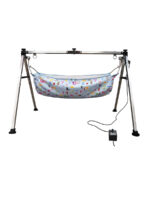 Blessing Star Premium Automatic Ultra Folding Heavy NRI Baby Cradle | Ghodiyu | Crib |Swing