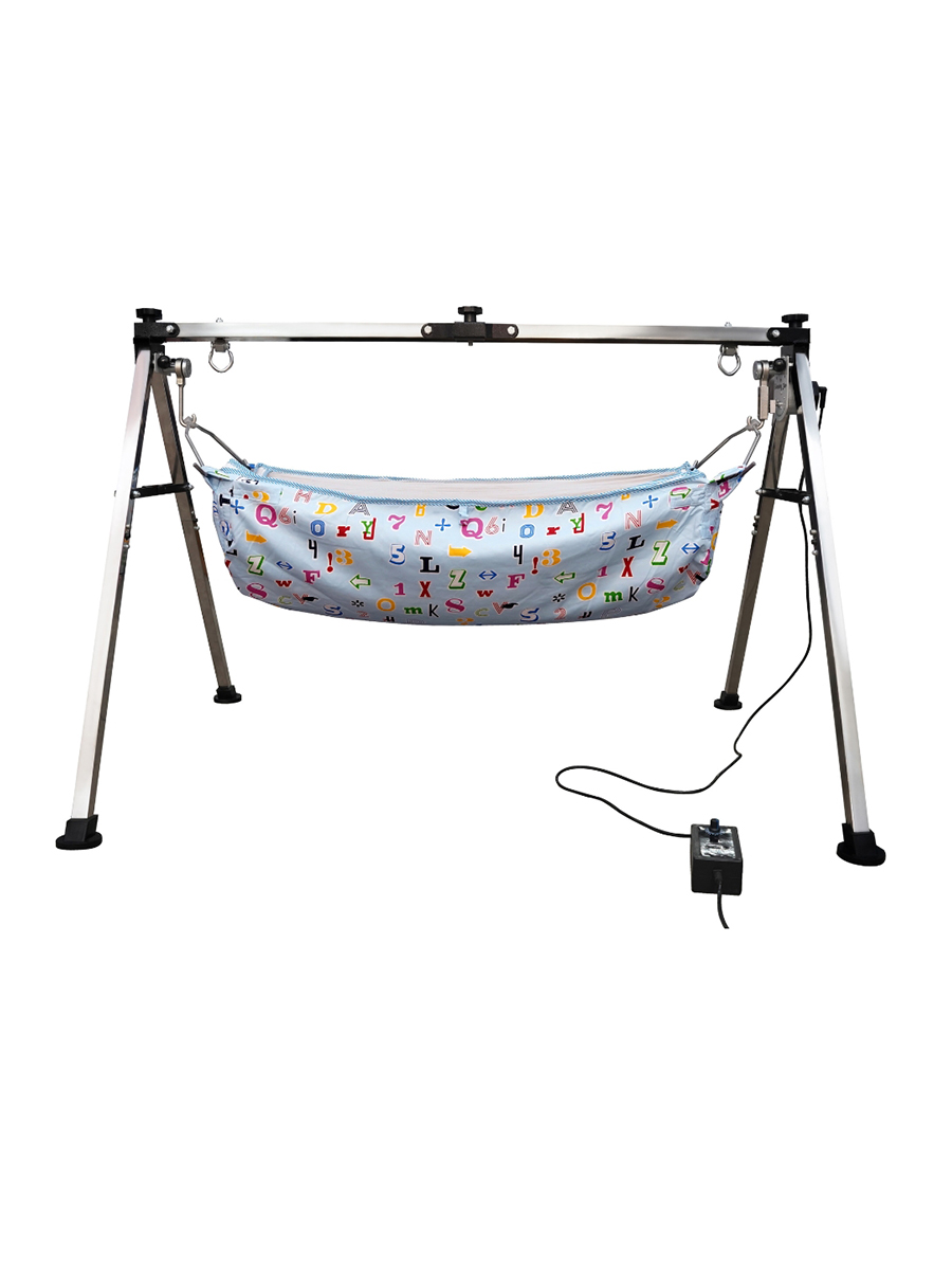 Blessing Star Premium Automatic Ultra Folding Heavy NRI Baby Cradle | Ghodiyu | Crib |Swing