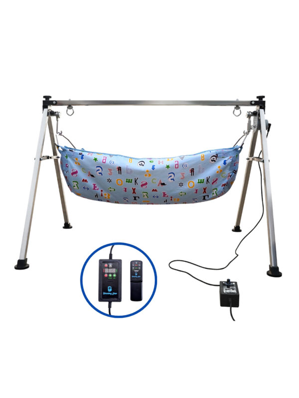 Blessing Star Remote Controlled Automatic Folding Baby Cradle with Timer | Ghodiyu | Crib | Swing | Jhula