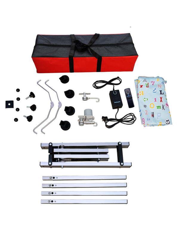 Blessing Star Remote Controlled Premium Automatic Ultra Folding Heavy NRI Cradle with Timer | Ghodiyu | Crib | Swing